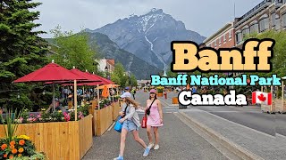 Banff Alberta Canada 2024  Banff Town walking tour Canada Calgary Alberta banff [upl. by Netsrijk]