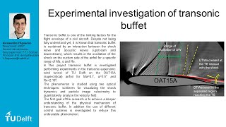 Experimental investigation of transonic buffet  Alessandro DAguanno [upl. by Alocin650]