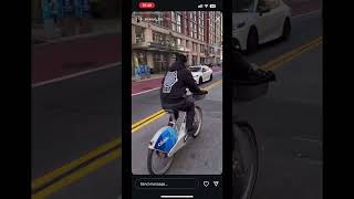 Traxnyc riding a Citybike in New York City [upl. by Weisman45]