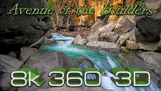 Rogue River Adventure Experience the Breathtaking Avenue of Boulders in 8K 3D 360° [upl. by Auqeenwahs]