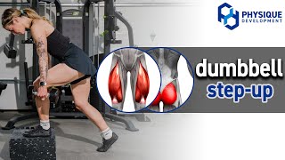 How to Perform Step Ups Glute Focused  How to Target amp Grow Bigger Glutes [upl. by Tartan356]