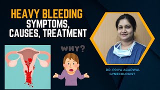 पीरियड्स में ज्यादा ब्लीडिंग क्यों होता है  I Menstrual bleeding [upl. by Beret]