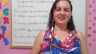 🌟SAIBA A DIFERENÇA ENTRE SINÔNIMOS ANTÔNIMOS HOMÔNIMOS E PARÔNIMOS Profª Nádja Sicleide🌟 [upl. by Anne-Corinne]