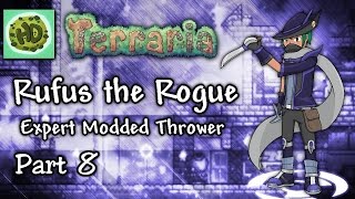 Terraria 13 Expert Thrower Part 8  Rufus vs The Wall of Flesh  13 Lets Play [upl. by Fogarty]