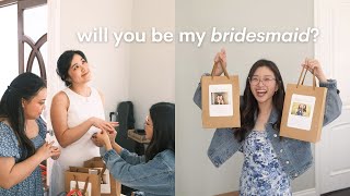 Intentional Bridesmaid Proposal Boxes  Reactions 😆 Wedding Diaries Vlog [upl. by Sirkin722]