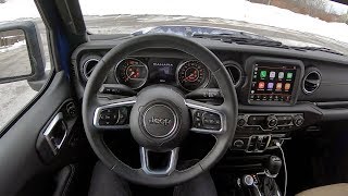 2019 Jeep Wrangler Unlimited Sahara 4dr 4x4  POV Review [upl. by Arded284]