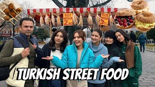 Eating Turkish Street Food 24 Hours Challenge🇹🇷 Sistrology Fatima Faisal [upl. by Eiznikcm]