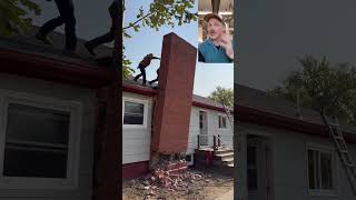 Answering some comments tipsandtricks chimney demolition demo remodel [upl. by Barolet358]