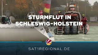 Sturmflut Ausnahmezustand in SchleswigHolstein [upl. by Ludie]