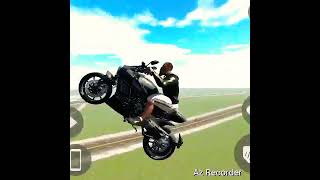 Dangerous stunt with motorbike cycle danger stunt aur stunt marne wala ytshortsshortvideoviralsho [upl. by Ihcehcu]