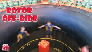 Rotor OffRide Footage Luna Park Sydney Spinning Ride  NonCopyright [upl. by Massimiliano]