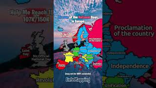 Reason of the National Days In Europe [upl. by Serle659]