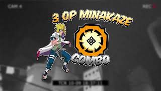 3 OP Minakaze Combos  Shindo Life [upl. by Gillett]