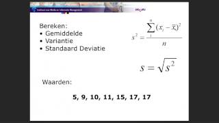 Uitleg standaard deviatie variantie gemiddelde berekenen van een populatie [upl. by Aicen]