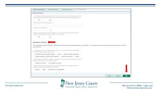 My Jury Service MJS Login and Submit Online Questionnaire [upl. by Ardnassela]