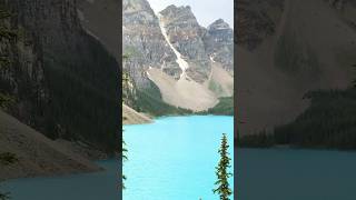 Moraine Lake  Canada 🇨🇦 Banffs most popular locations stunning turquoise gem [upl. by Keen]