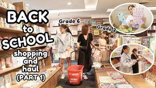 BACK TO SCHOOL SHOPPING AND HAUL 2024 Grade 2 amp 6 Part 1  AustriaFamilyVlogs [upl. by Las]