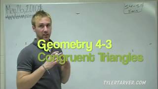 What are Congruent Triangles  GEOMETRY [upl. by Esom]