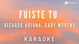 Ricardo Arjona Gaby Moreno  Fuiste Tu Karaoke  Instrumental [upl. by Nel]