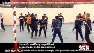 Málaga 24h TV  Educación rectifica y no publicará los resultados de las evaluaciones [upl. by Spragens]