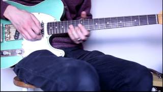 McNelly TBar P90 Telecaster Pickup Set Demo  Clean [upl. by Gilboa]