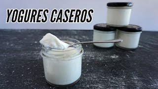 Cómo hacer YOGUR CASERO SIN YOGURTERA y con solo 2 INGREDIENTES ¡TEXTURA PERFECTA [upl. by Letizia]