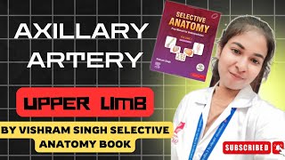 Selective anatomy Axillary Artery Vishram Singh explanation in hindi anatomy upperlimb [upl. by Heloise]