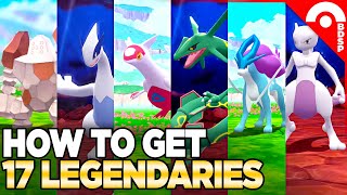 How to Get 17 Legendary Pokemon from Ramanas Park in Pokemon Brilliant Diamond amp Shining Pearl [upl. by Solegnave]