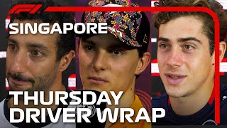 Thursday Drivers Wrap  2024 Singapore Grand Prix [upl. by Itsuj466]