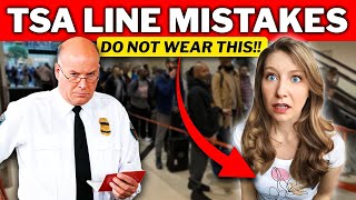 TSA LINE MISTAKES to Avoid At All Costs Airport Security Tips 2024 [upl. by Lurette]