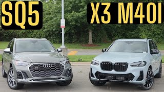 2024 BMW X3 M40i VS 2024 Audi SQ5 [upl. by Caddaric]