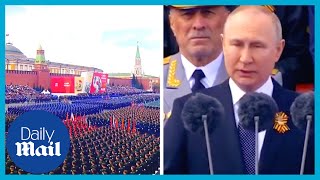 Putin speech for Russia Victory Day parade IN FULL [upl. by Ressan811]