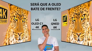 LG QNED 8k VS OLED C1 4K Comparativo Técnico [upl. by Adrahs]