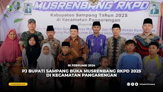 PJ BUPATI SAMPANG BUKA MUSRENBANG RKPD 2025 DI KECAMATAN PANGARENGAN [upl. by Keung]