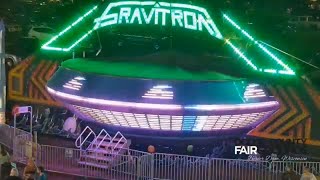 Carnival Rides at Night  2023 Dodge County Fair [upl. by Naruq890]