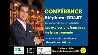 CONFERENCE Stéphane GILLET [upl. by Hadrian]