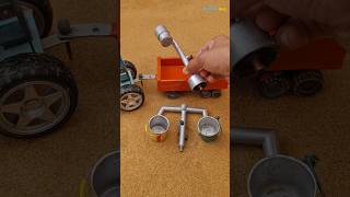 Mini tractor project mini motor water pump science project video [upl. by Eissert630]