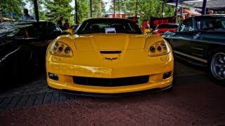 CORVETTE SHOW and MEET 2012 Part 1 60 Vettes overview [upl. by Queena]