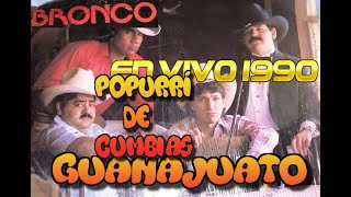 Bronco popurrí de cumbias en vivo 1990 [upl. by Ayotel]