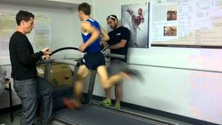 Joe Warne 800m world record treadmill attempt 285kmh [upl. by Gothurd]