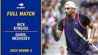 Nick Kyrgios vs Daniil Medvedev Full Match  2022 US Open Round 4 [upl. by Anerhs]