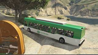 GTA 5 Bus Drive Simulator Andoride Game [upl. by Adnilec]