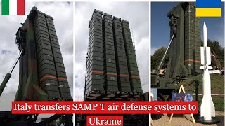 Italy transfers SAMP T air defense systems to Ukraine [upl. by Nimrahc670]