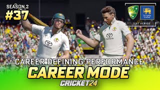 Career DEFINING Innings  Cricket 24 Career Mode 37 [upl. by Anthe]