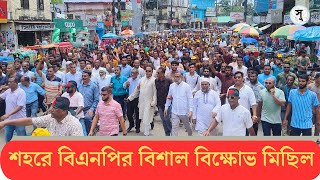 শহরে বিএনপির বিশাল বিক্ষোভ মিছিল [upl. by Znerol]