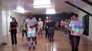 Zumba à Liège with René Lomanga  Mafiosa  Lartiste [upl. by Gold]