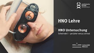 HNO Lehre Schwindel I – peripher versus zentral [upl. by Siloum]