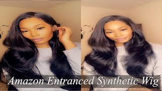 Amazon Loose Wave Synthetic wig  Entranced Styles [upl. by Esikram]