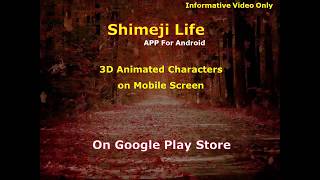 Best Android Mobile App 2018  Shimeji Life3D Animated Characters [upl. by Orsini311]