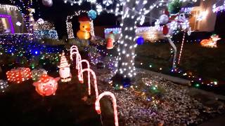 Redwing Place 2019  Fremont Christmas lights Displays and DecorWalking Tour [upl. by Nevaed]